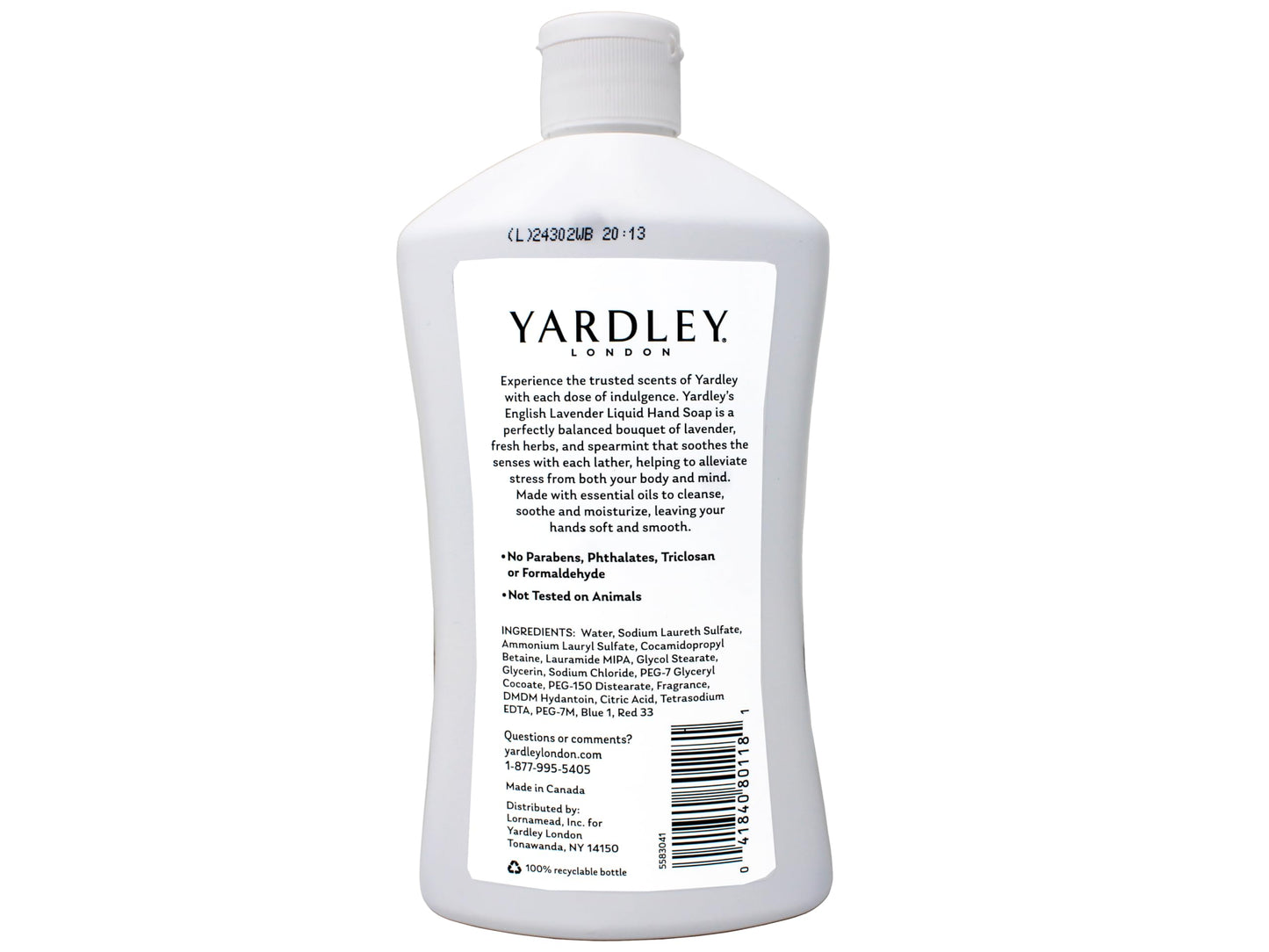 Yardley London Liquid Hand Soap - English Lavender - 16 Fl Oz (Pack of 2) Beauty & Personal Care Yardley