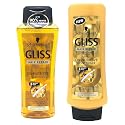 Gliss Hair Repair - Oil Nutritive for Hair Prone to Split Ends - Shampoo & Conditioner Set - Net Wt. 13.6 FL OZ (400 mL) Per Bottle - One Set Beauty & Personal Care GLISS