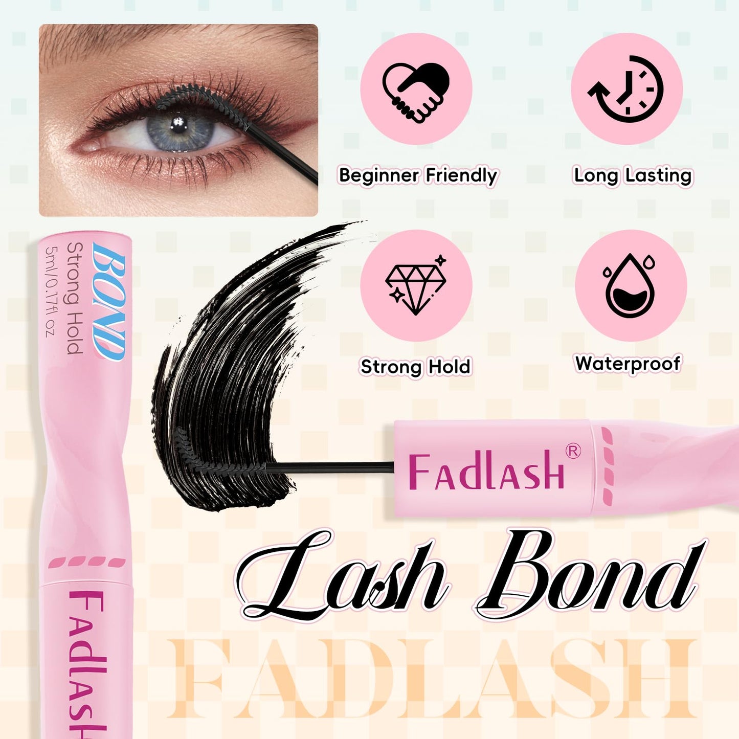 FADLASH Lash Clusters Volume Fluffy Eyelash Clusters 8-16mm DIY Cluster Eyelash Extensions with Soft Thin Band Reusable Individual Lashes for Self Use Beauty and Personal Care FADLASH