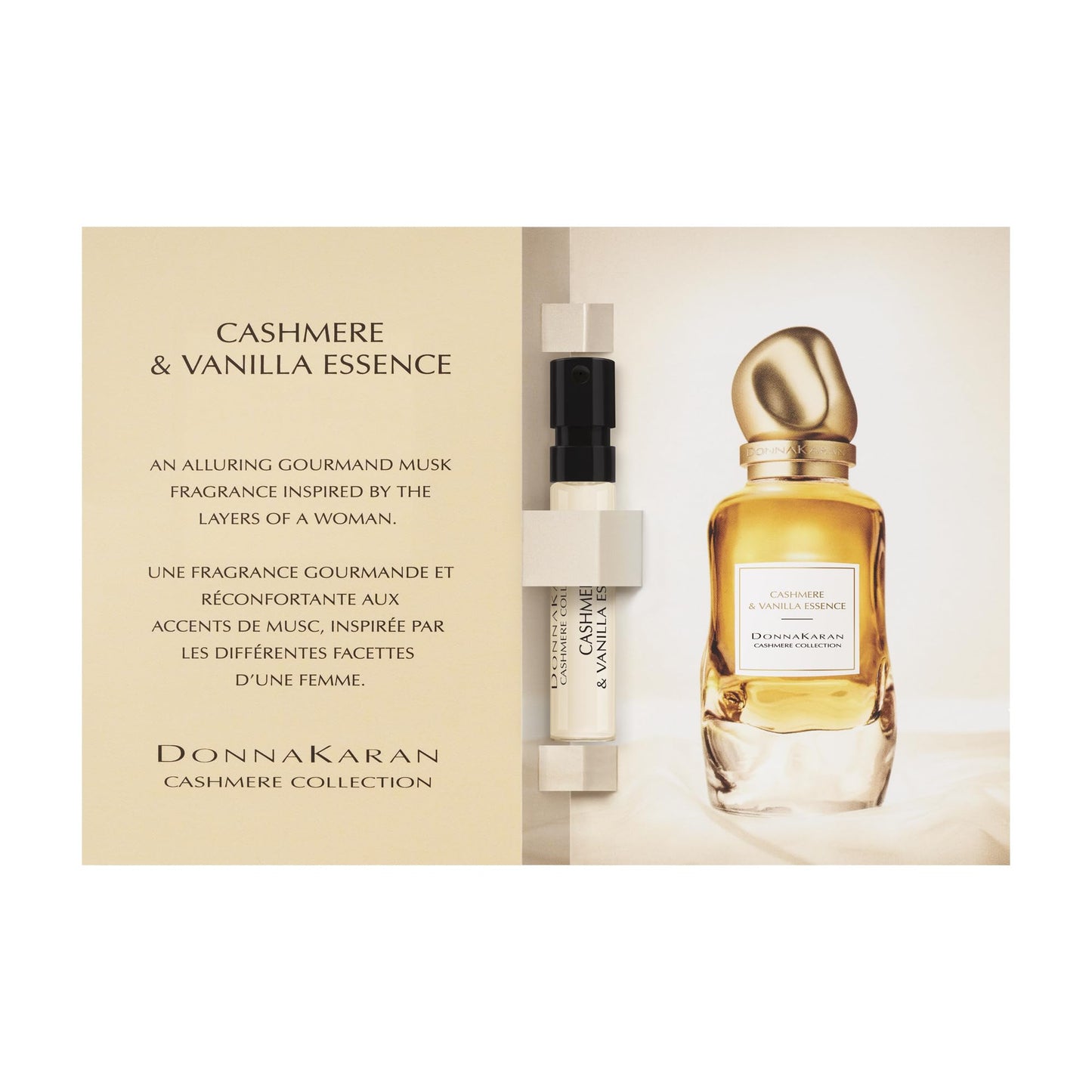 Donna Karan Cashmere Collection Vanilla Essence Eau de Parfum Trial Perfume Spray For Women, Vial Sample Size, 0.06 Fl. Oz. / 2 mL Beauty & Personal Care Donna Karan Cashmere Mist