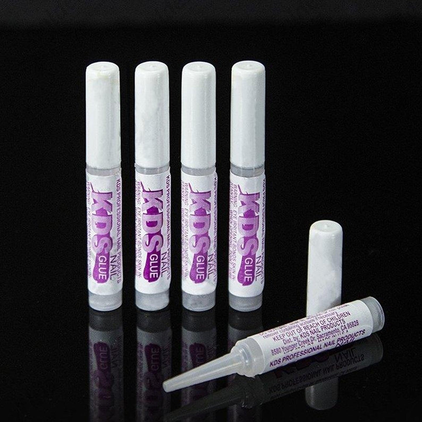 5 pcs KDS Nail Tip Glue - Adhesive Super Bond for Acrylic Nails Tips - 0.07 oz for Each Glue Beauty & Personal Care KDS