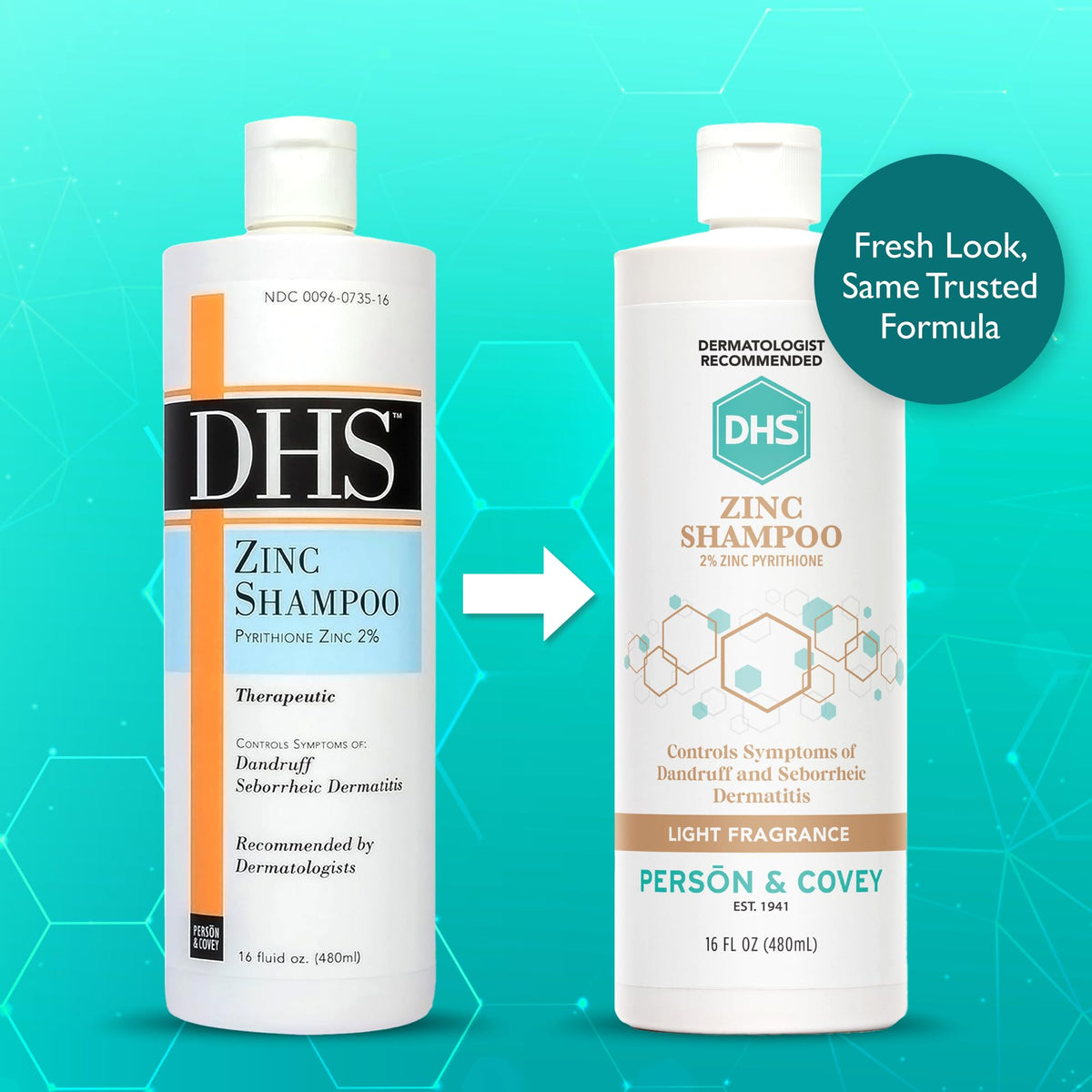DHS Zinc Shampoo, 16 Oz (Pack of 2) Beauty & Personal Care DHS
