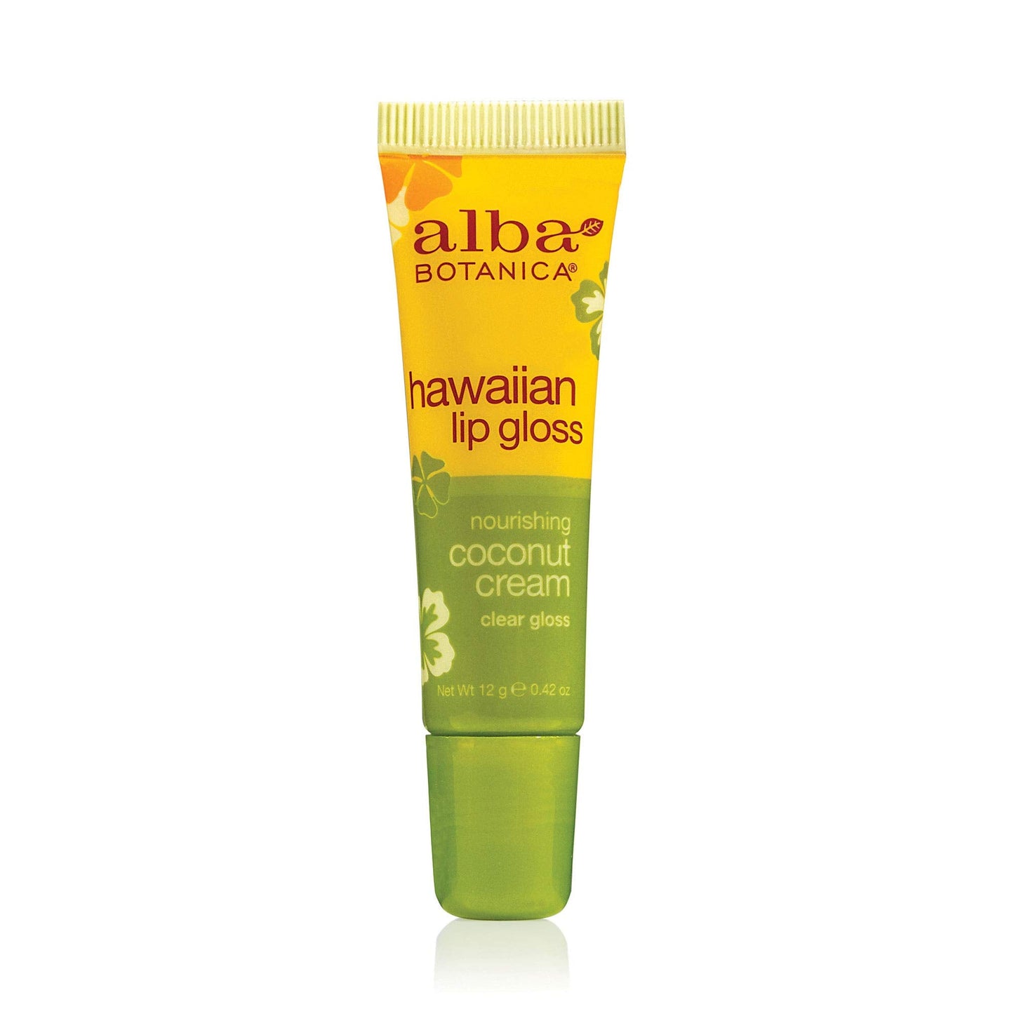 Alba Botanica Hawaiian, Coconut Cream Clear Lip Gloss, 0.42 Ounce Beauty & Personal Care Alba Botanica