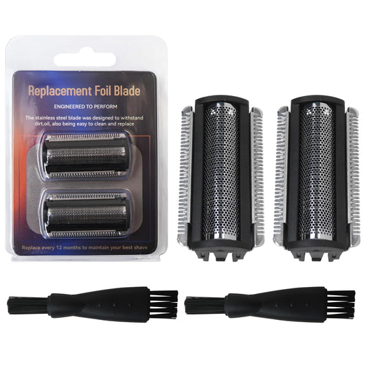 2 Pack Replacement Foil Blade for MANSCAPED The Lawn Mower 5.0 Ultra Hair Trimmer,Stainless Steel Groin Hair Foil Shaver Head for Close Body Hair Beauty and Personal Care USonline911