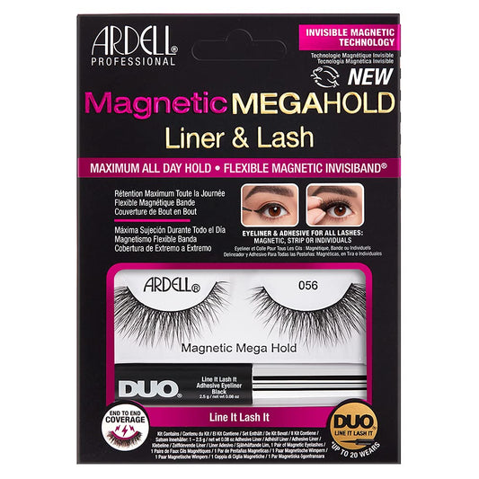 Ardell Magnetic MegaHold Liquid Liner & Lash 056, 1 pair Beauty & Personal Care Ardell