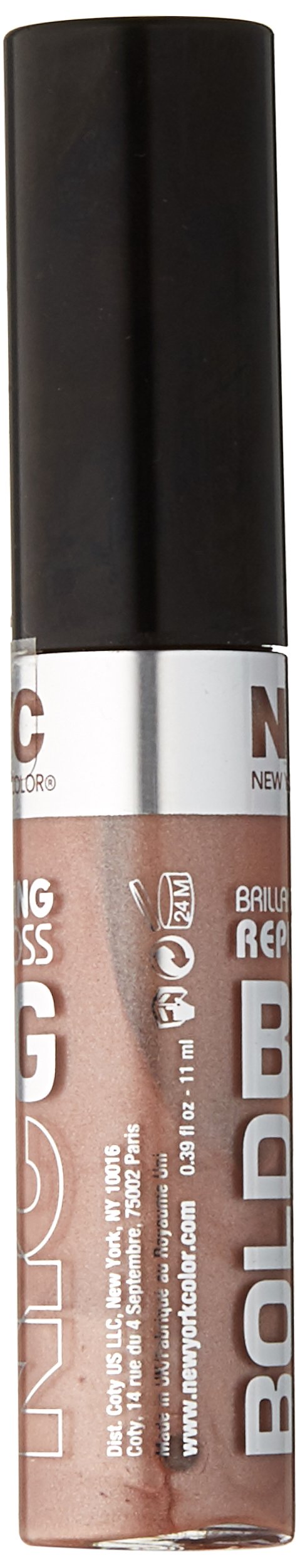 N.Y.C. New York Color Big Bold Plumping and Shine Lip Gloss, Colossal Cocao, 0.39 Fluid Ounce Beauty & Personal Care NYC