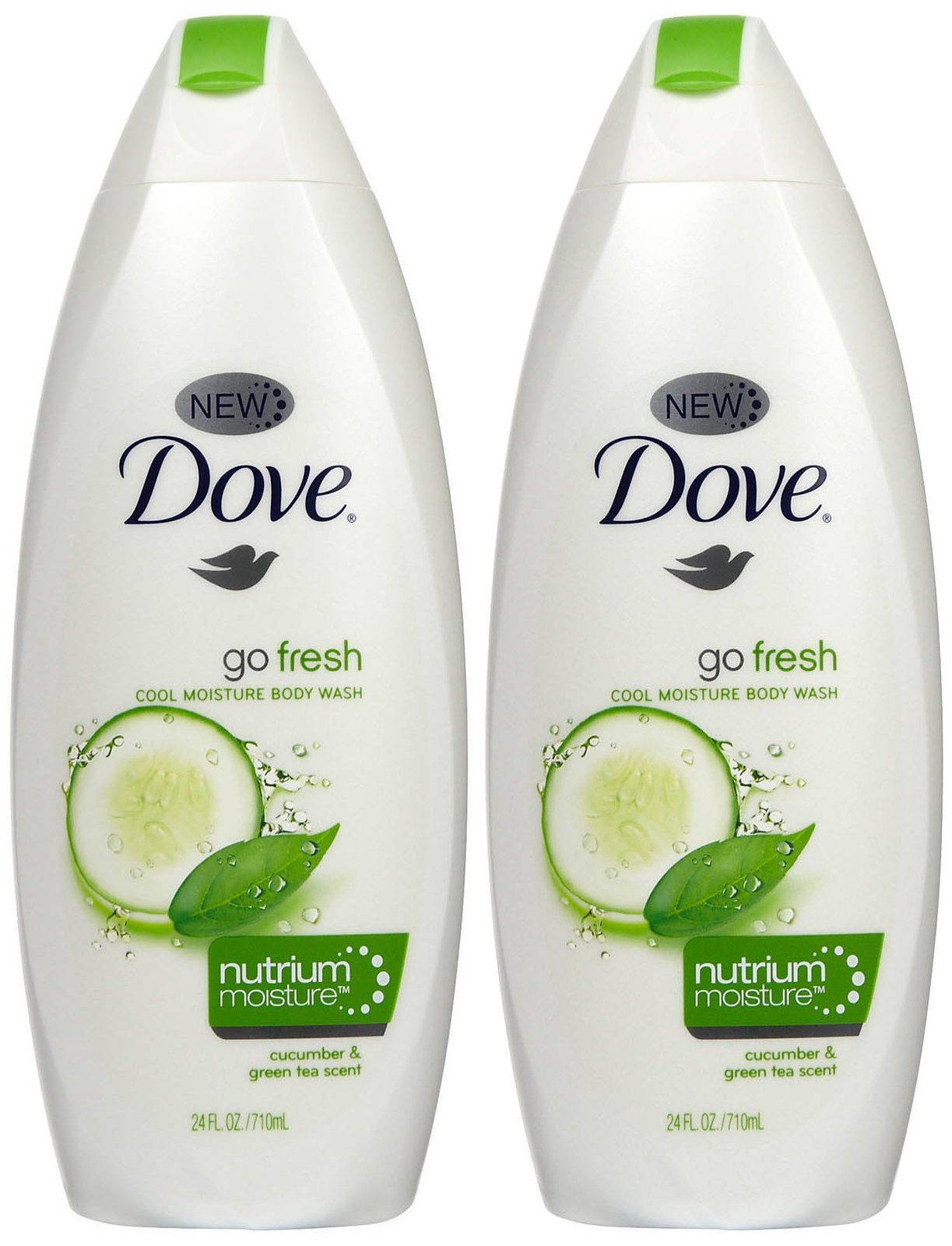 Dove Go Fresh Body Wash, Cool Moisture, 24 oz, 2 pk Beauty & Personal Care Dove