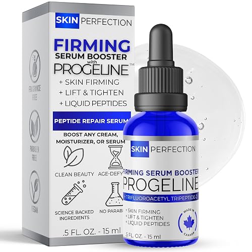 Skin Perfection Firming Serum Booster with Progeline Peptide Repair Serum Neck and Face Progeline Cream Upgrade Trifluoroacetyl Tripeptide-2 Beauty & Personal Care Skin Perfection
