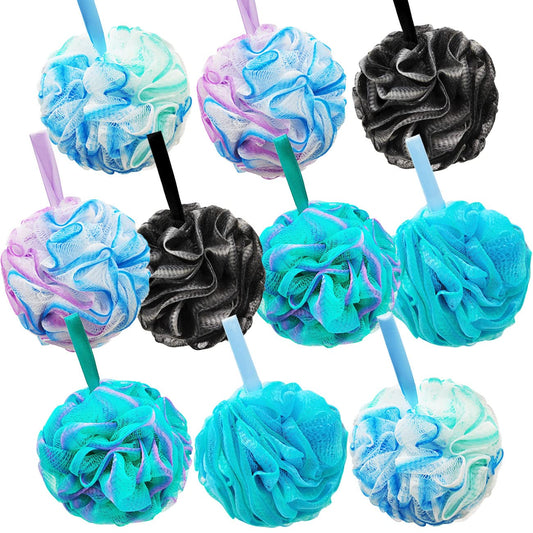 8 Pcs Shower Loofahs,75G Bath Loofah Sponge,Exfoliating Shower Pouf Balls for Women,Men,Cleanse,Soothe Skin,Exfoliate with Beauty Bathing Accessories Beauty and Personal Care Meirrnyyu Default Title
