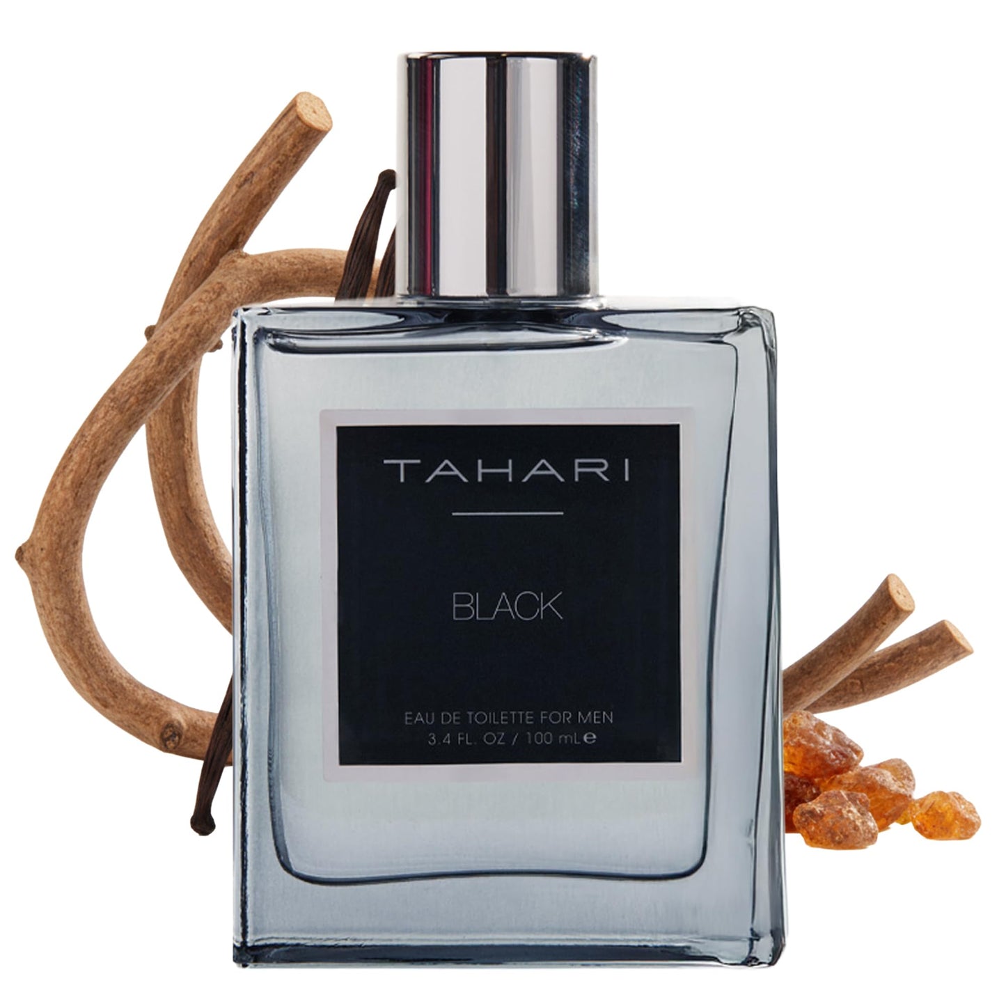 TAHARI Black Eau de Toilette for Men - Long-Lasting Luxury Cologne with Rum, Leather & Tobacco Scent - Bold, Rich Unforgettable Men’s Fragrance Spray Beauty & Personal Care TAHARI