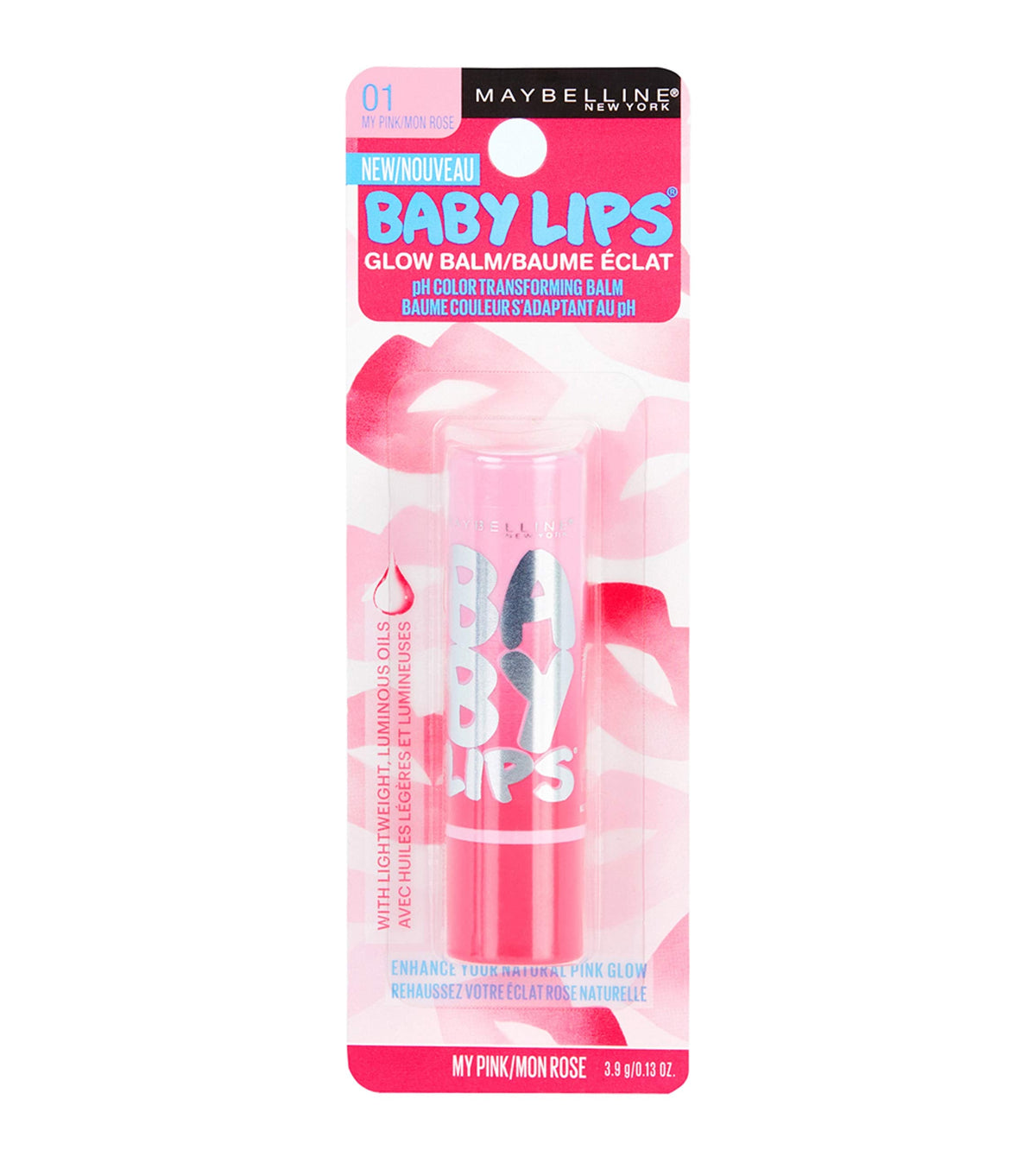 Maybelline New York Baby Lips Glow Lip Balm, My Pink, 2 Count Beauty & Personal Care MAYBELLINE