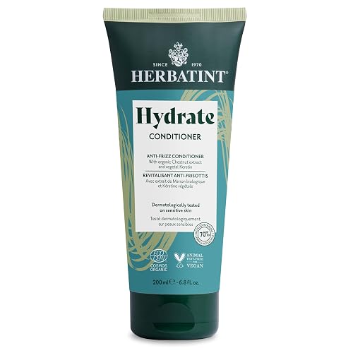 Herbatint Hydrate Conditioner - Deep Hydration & Protection - Detangles, Controls Frizz & Leaves Hair Silky Soft - Free of Sulfates & Parabens Beauty & Personal Care Herbatint