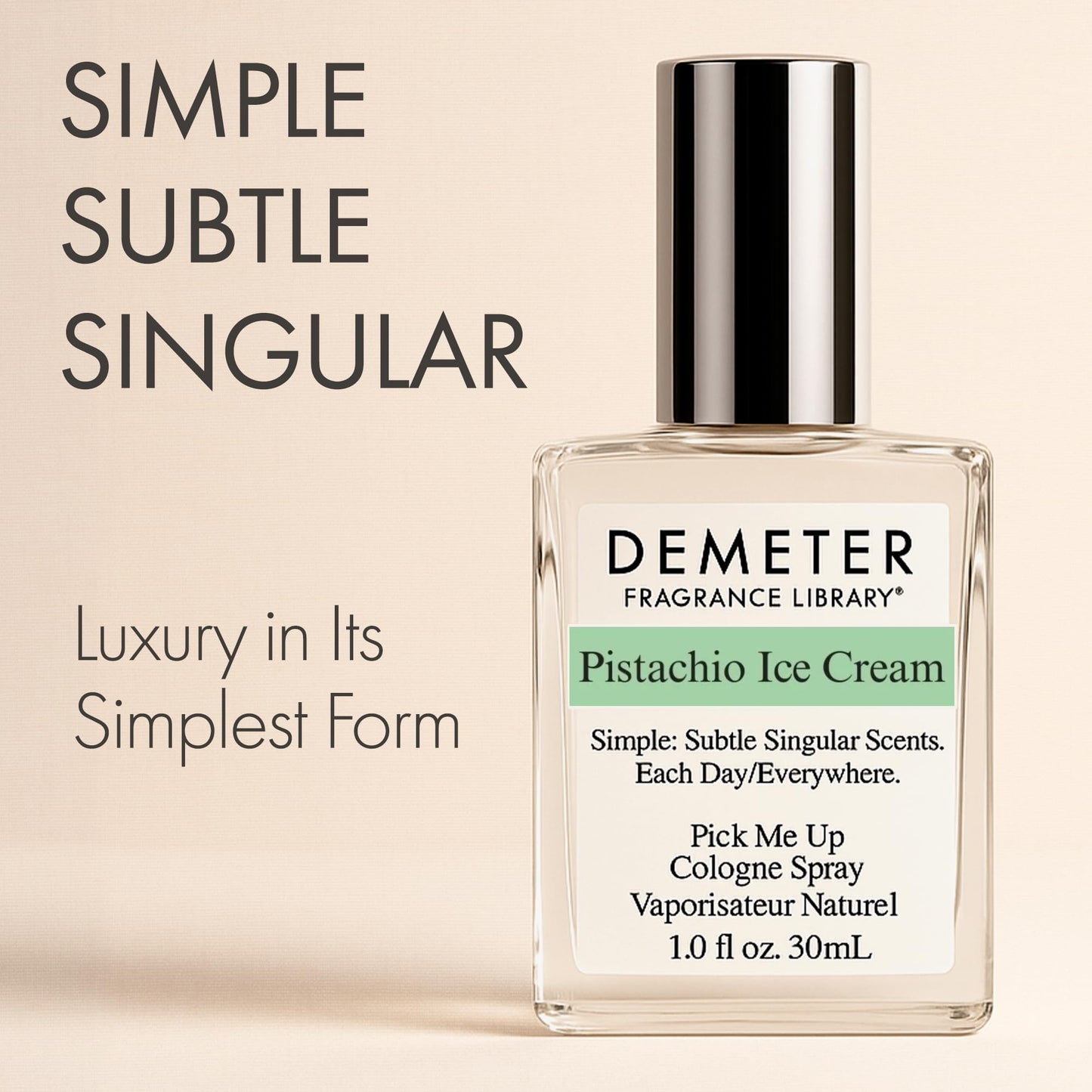 DEMETER Natural Perfume Spray Cologne for Women, Pistachio Ice Cream ., 1 oz Beauty & Personal Care DEMETER
