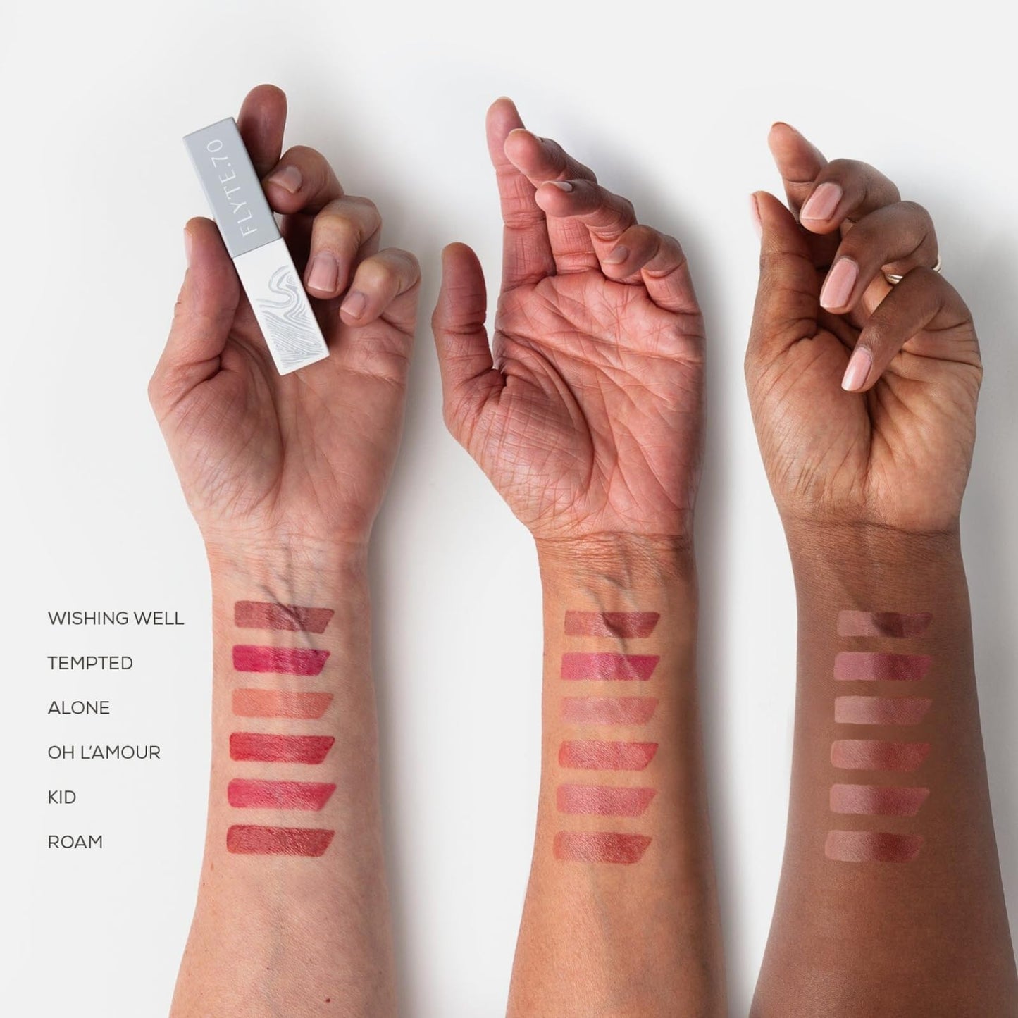 FLYTE.70 Pink Nude Lip Sheer Buildable Lip Balm Soft Shine Silky Smooth Application with Hyaluronate, Vitamin E, Squalene, Coconut Oil High Impact Beauty & Personal Care FLYTE.70