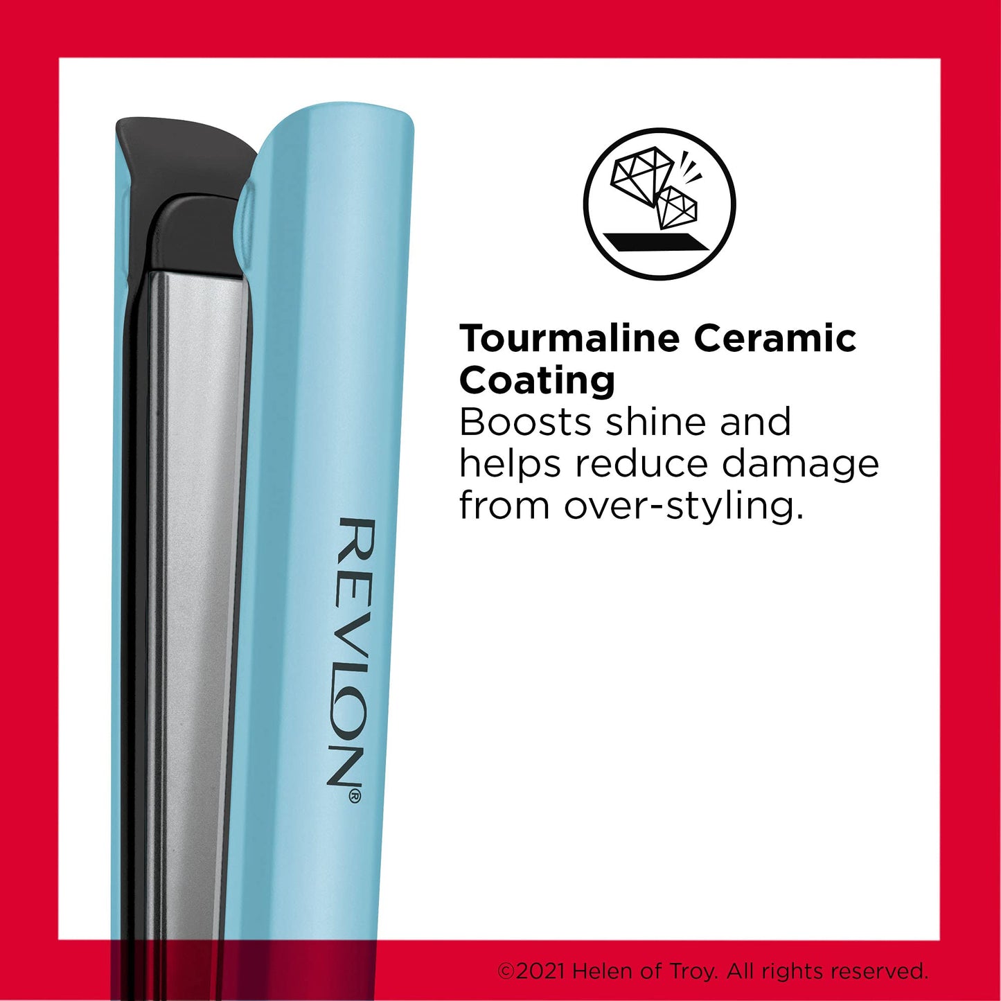 Revlon Lasting Brilliance Digital Hair Flat Iron | Fast, Smooth and Shiny Styling, (1 in) Beauty & Personal Care REVLON