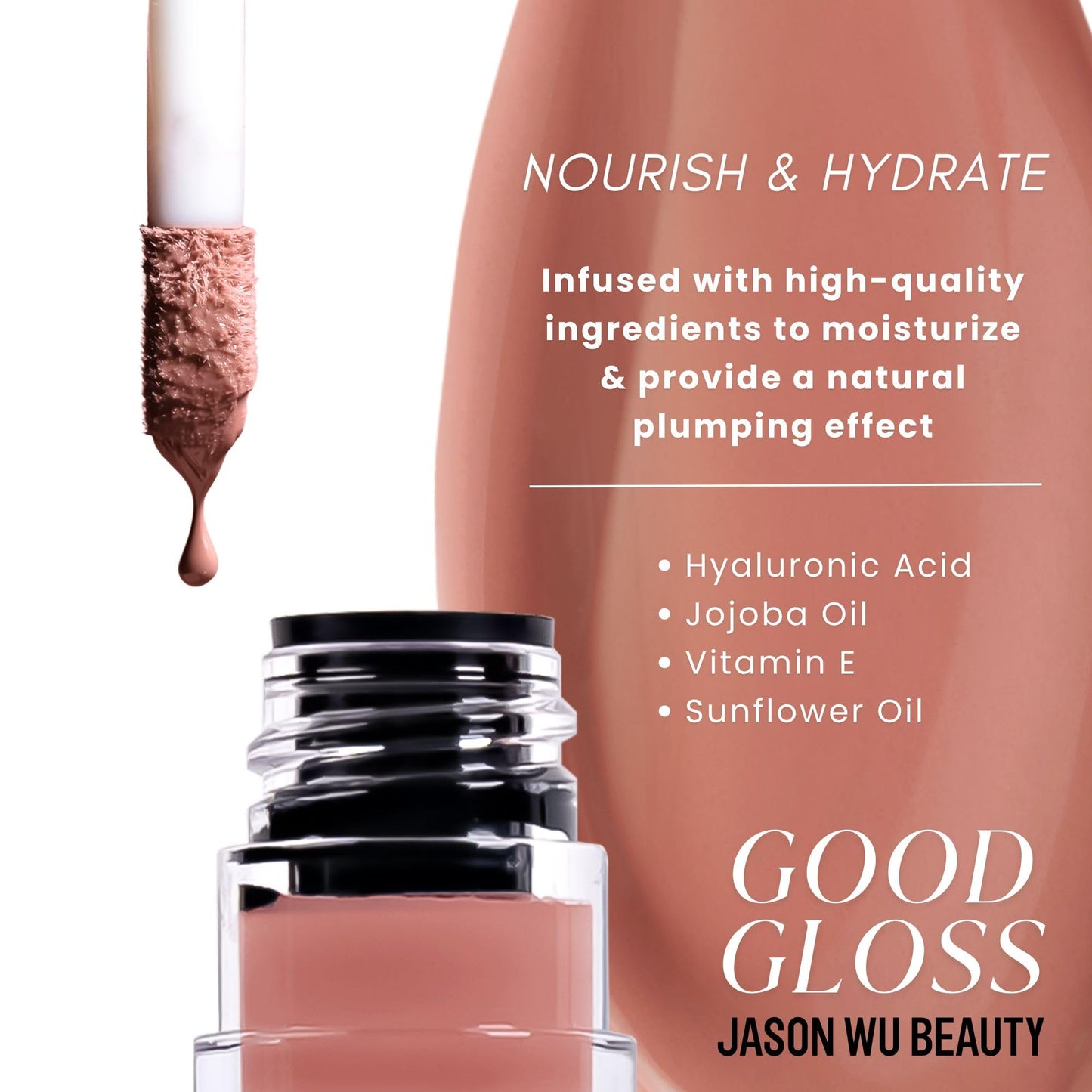 Jason Wu Good Gloss - Hydrating Non-Sticky Lip Gloss - GG06 Lychee Martini Beauty & Personal Care Jason Wu