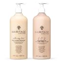 Hairitage Gentle Daily Moisture Shampoo and Conditioner Set - Split End + Bond Strengthening for Dry, Damaged Hair with Jojoba Oil - Anti-Frizz Beauty & Personal Care Hairitage