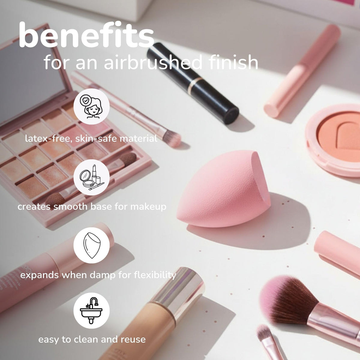 The Crème The Crème Shop x Hollywood Studio Finish Makeup Sponge (Pink)