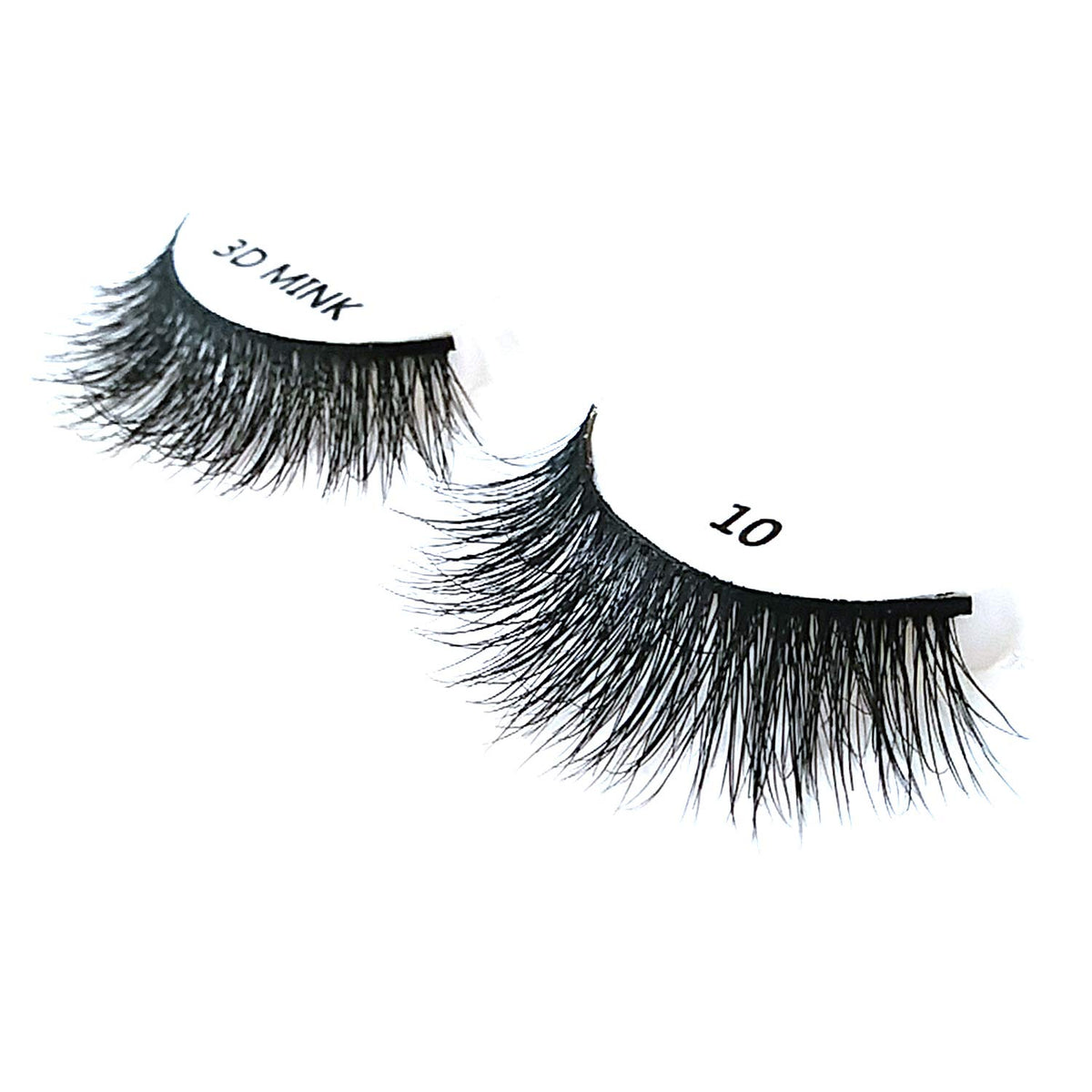 MIZ LASH 3D Mink Eyelashes 100% Real Fur Cruelty Free Strips False Lashes for Women Reusable Soft Thick Curl Dramatic Fluffy Natural Look Handmade