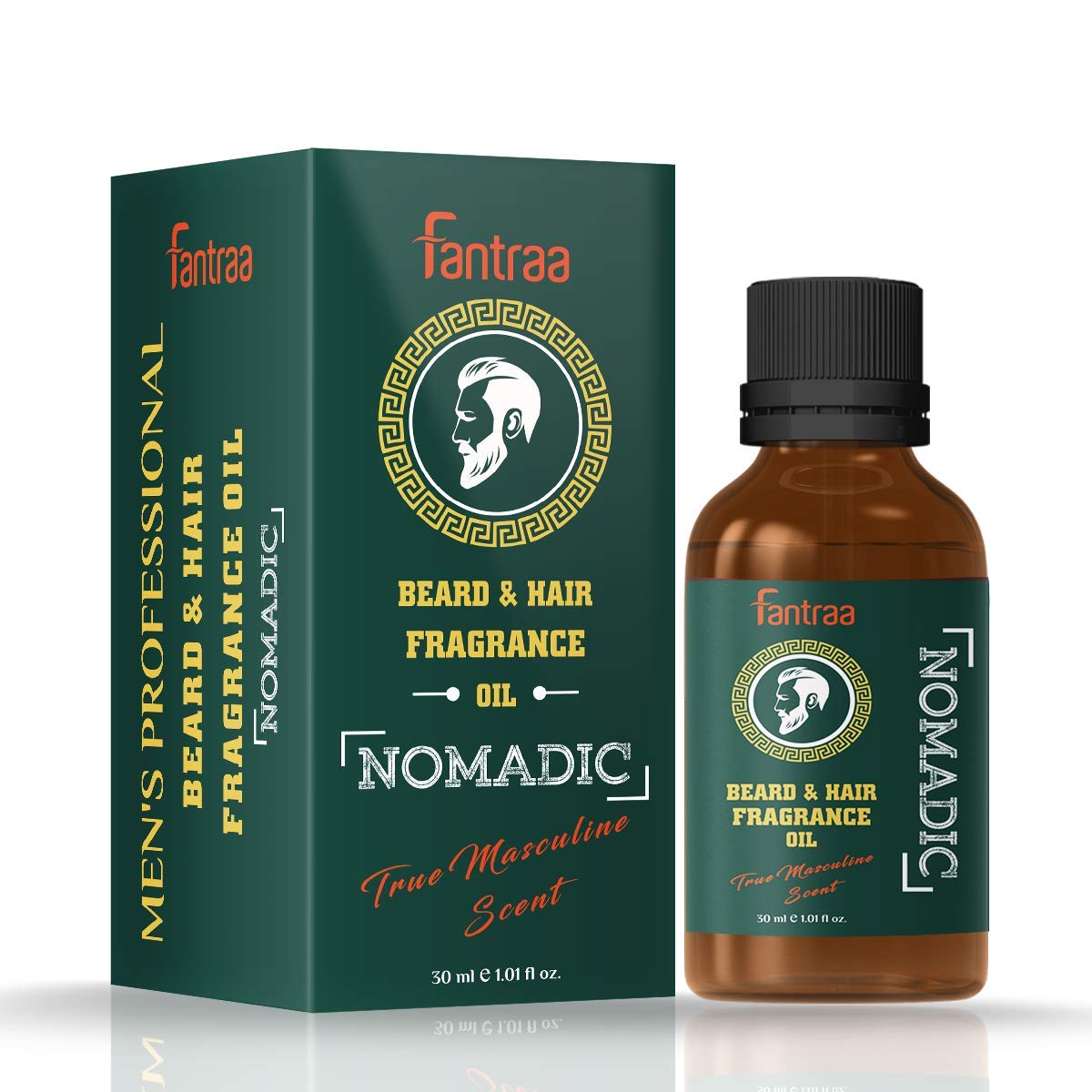 Fantraa Beard and Hair Fragrance Oil - 30 ml (Nomadic) Beauty and Personal Care Fantraa