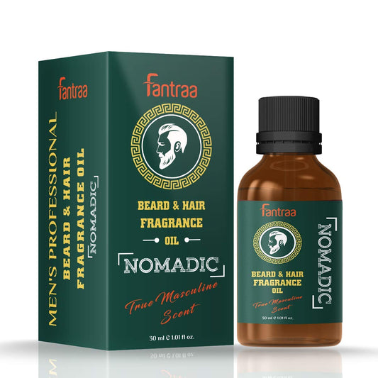 Fantraa Beard and Hair Fragrance Oil - 30 ml (Nomadic) Beauty and Personal Care Fantraa