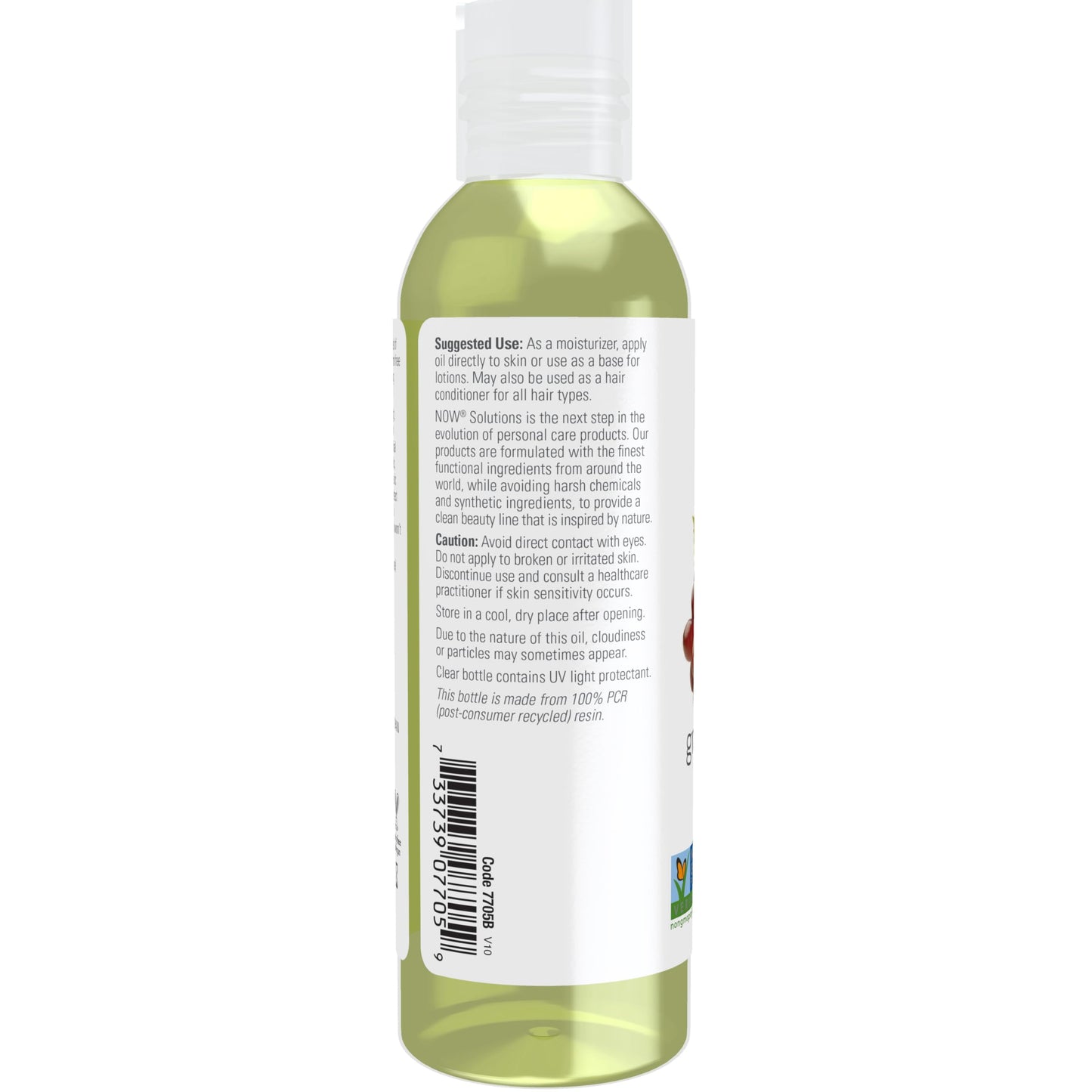 NOW Solutions, Grapeseed Oil, Skin Care for Sensitive Skin, Light Silky Moisturizer for All Skin Types, 4-Ounce Beauty & Personal Care Now