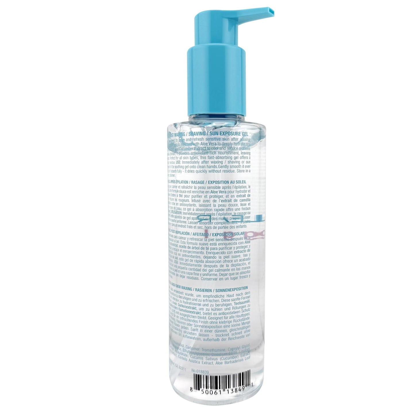Waxness Sensi Clear Post Waxing Shaving Sun Exposure Gel 6.7 fl oz (200 ml) - Soothing Hydration Gel with Aloe Vera, Tea Tree & Cucumber Extract Beauty and Personal Care Waxness