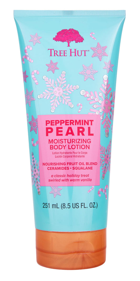 Tree Hut Peppermint Pearl Body Lotion, Limited Edition Holiday, Ceramide and Squalene Formula Helps Protect Skin, Long-lasting Hydration Leaves Skin Beauty & Personal Care Tree Hut