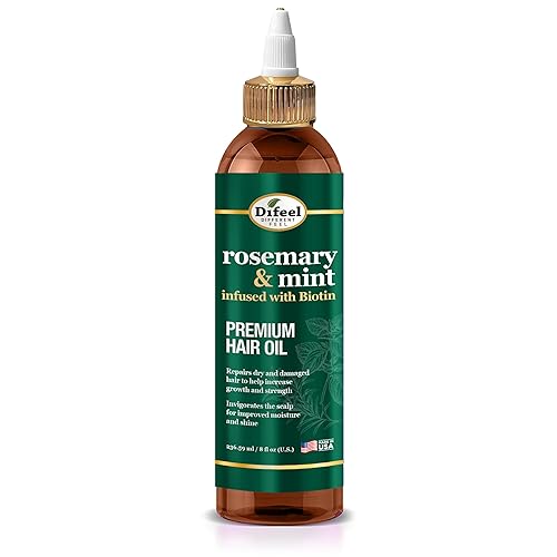 Difeel Rosemary and Mint Premium Hair Oil with Biotin 8 oz. - Natural Oil for Hair Growth Beauty & Personal Care Difeel