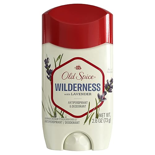 Old Spice Antiperspirant Deodorant for Men Inspired by Nature Wilderness With Lavender Invisible Solid 2.6 oz Beauty & Personal Care Old Spice