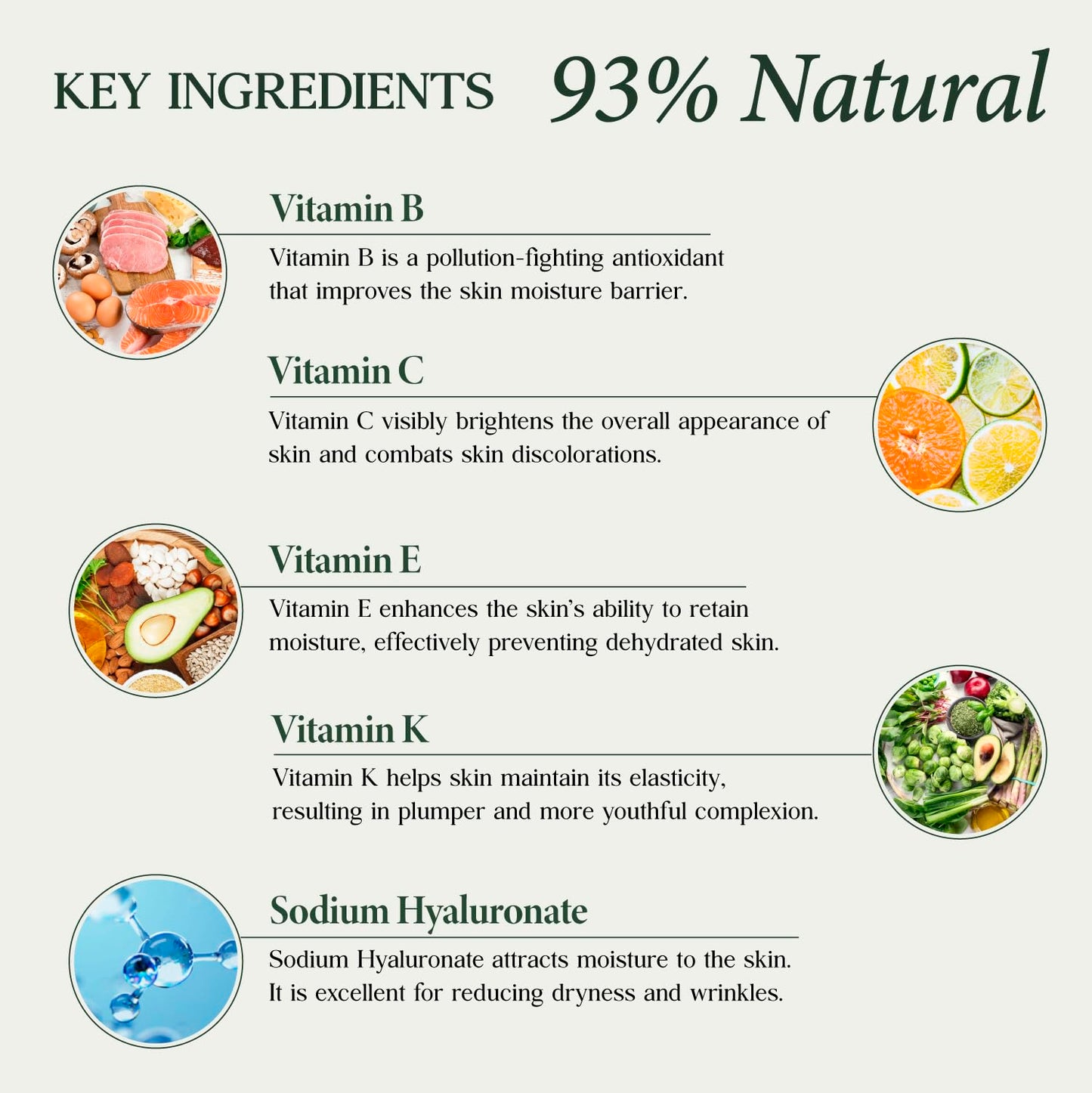 Clara’s New York 95% Natural Multi Vitamin Facial Serum with Vitamin E - Hydrating & Antioxidant Face Serum for Healthy, Glowing Skin - Made in USA Beauty & Personal Care CLARA'S NEW YORK