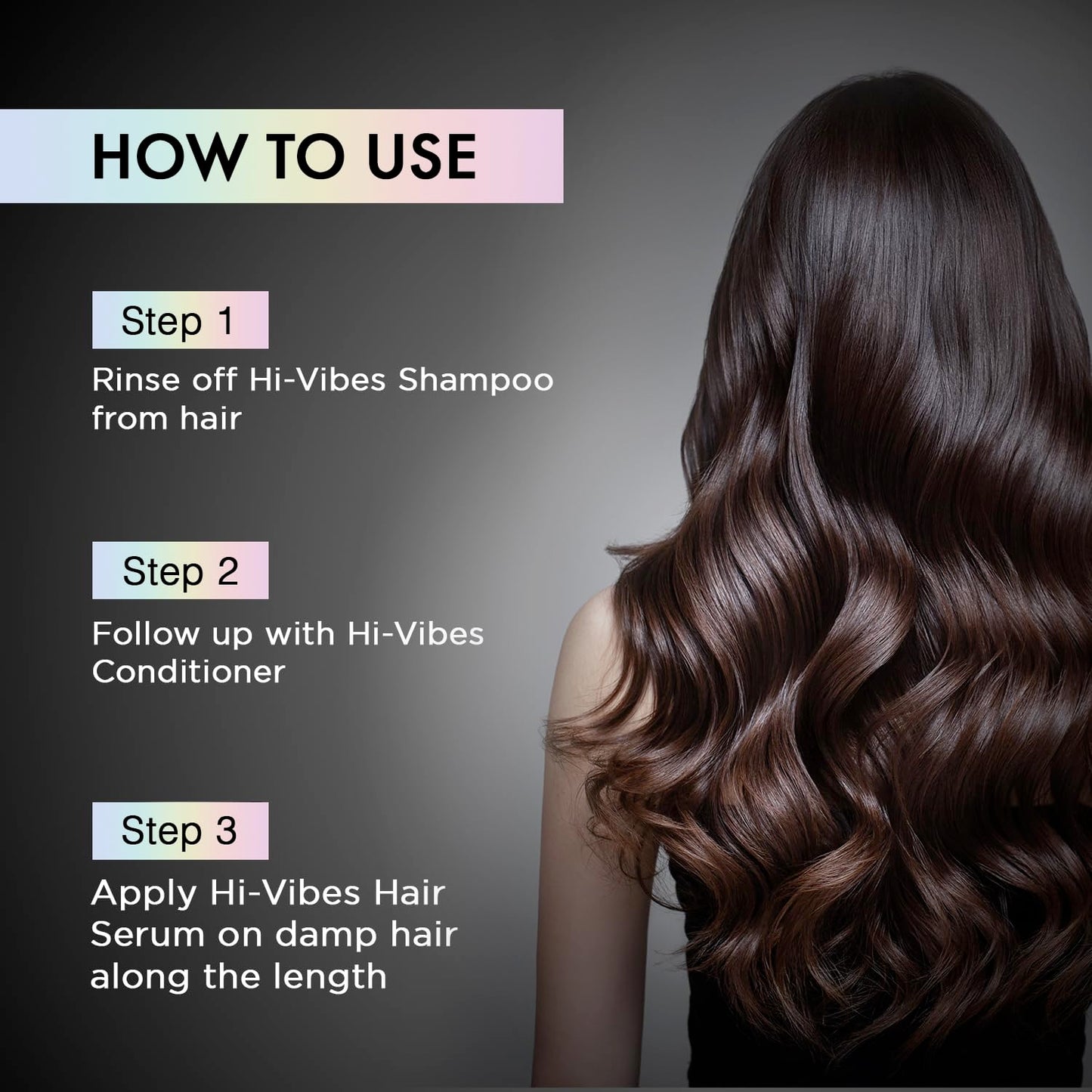 MOEHAIR Hi-Vibes Vegan Shampoo, Conditioner and Serum | Argan Oil Shampoo and Conditioner Set with Anti Frizz Hair Serum | Infused With Avocado Beauty & Personal Care MOEHAIR