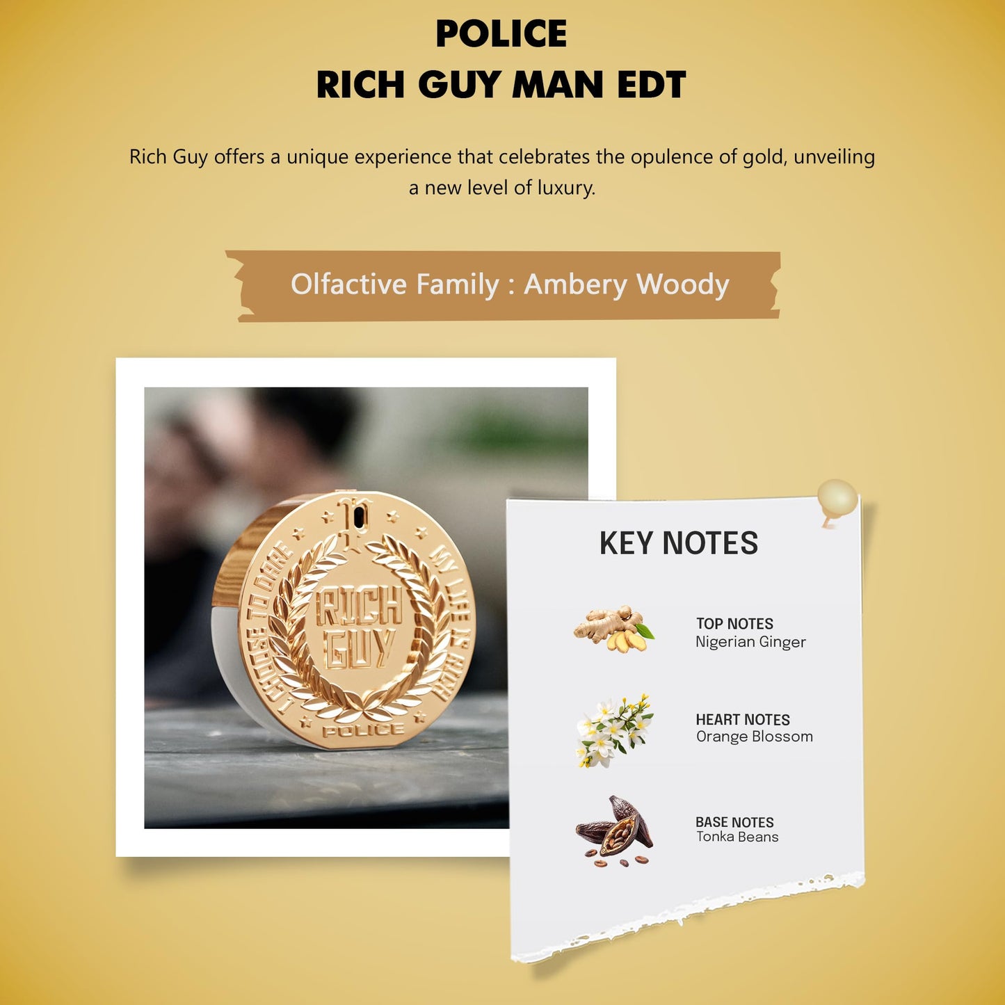 Police Rich Guy Eau de Toilette - 100ml Beauty & Personal Care Police