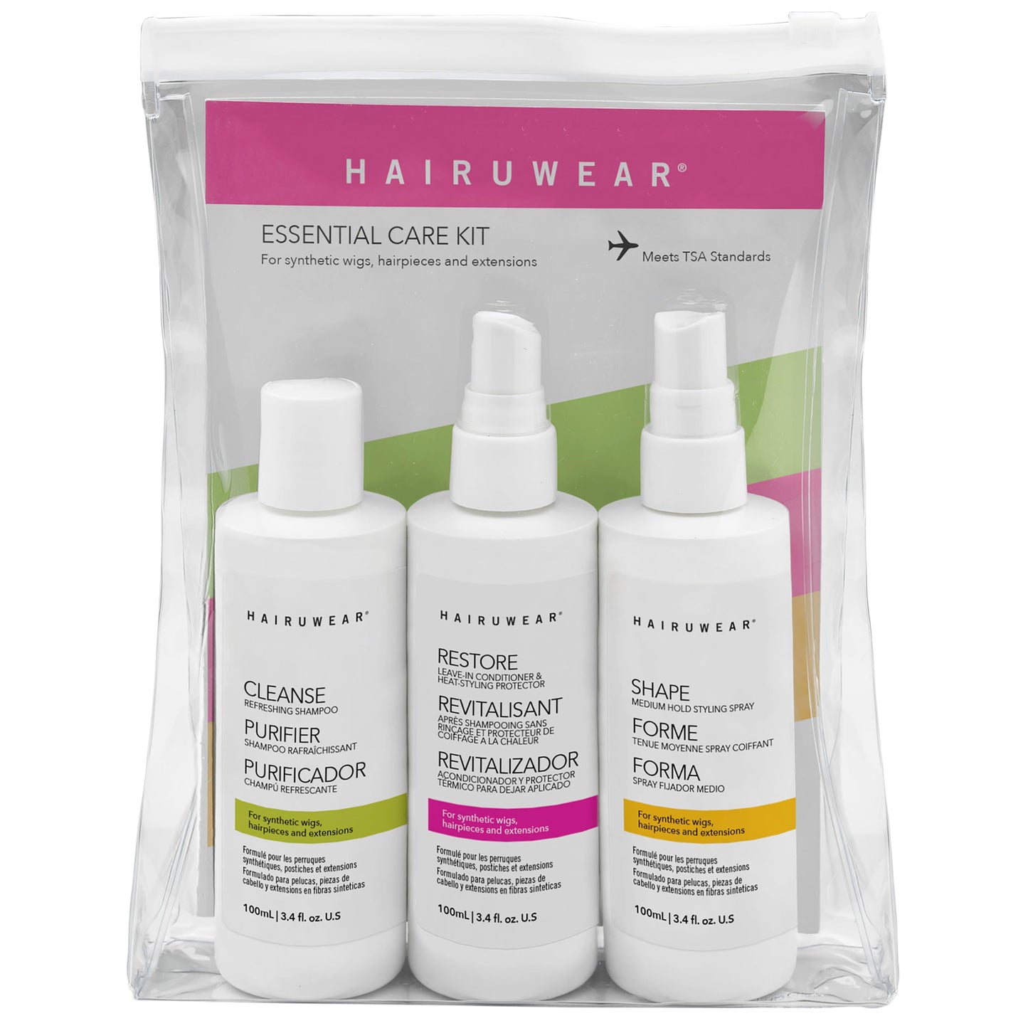 HairUWear Essential Care Travel Kit Beauty & Personal Care Hair u wear