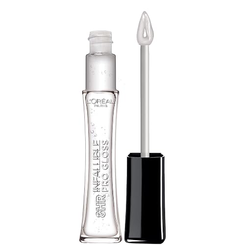 L’Oreal Paris Makeup Infallible 8 Hour Hydrating Lip Gloss, Crystal Glass, 0.21 Fl Oz Beauty & Personal Care L'Oreal Paris