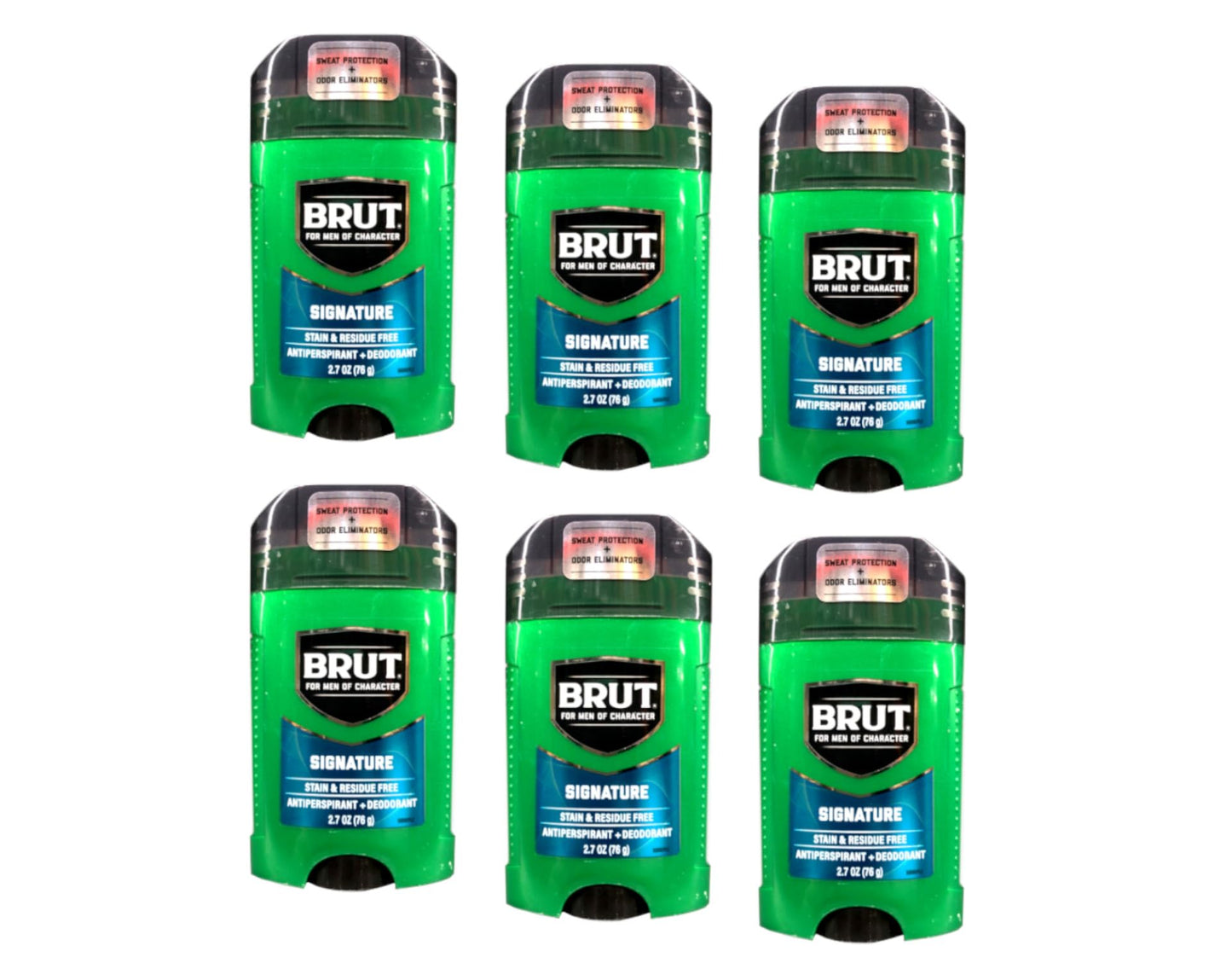 Brut Signature Antiperspirant + Deodorant 2.7 Ounce (Pack of 6) Beauty and Personal Care Brut