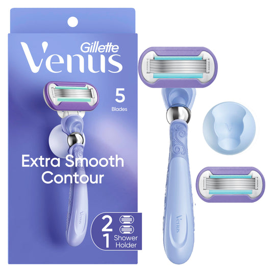 Gillette Venus Deluxe Smooth Swirl Women's Razor Handle + 2 Blade Refills Beauty and Personal Care Gillette Venus Default Title