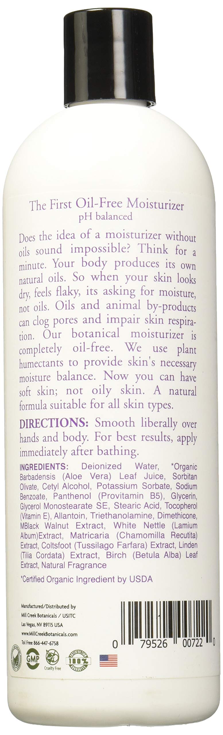 Mill Creek Sleepy Hollow Oil-Free Moisturize (1 Pack) Beauty & Personal Care Mill Creek