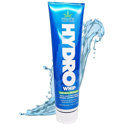 Hempz Hydro Whip Bronzing Butter Triple Moisture Herbal Whipped Natural Bronzing Butter 9oz Beauty & Personal Care Hempz