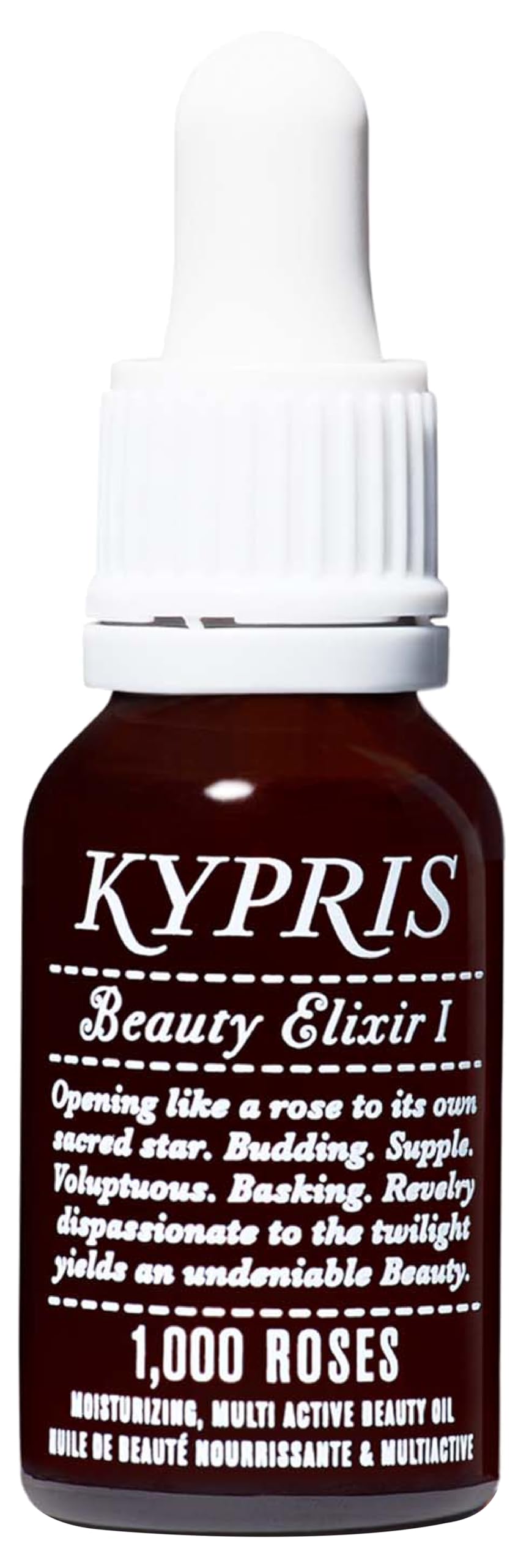 KYPRIS, Beauty Elixir I: 1,000 Roses Rich Moisturizing Face Oil, Bioidentical Antioxidant Complex w/ CoQ10 & Vitamin C Ester THD Rose (0.47 fl oz… Beauty & Personal Care KYPRIS