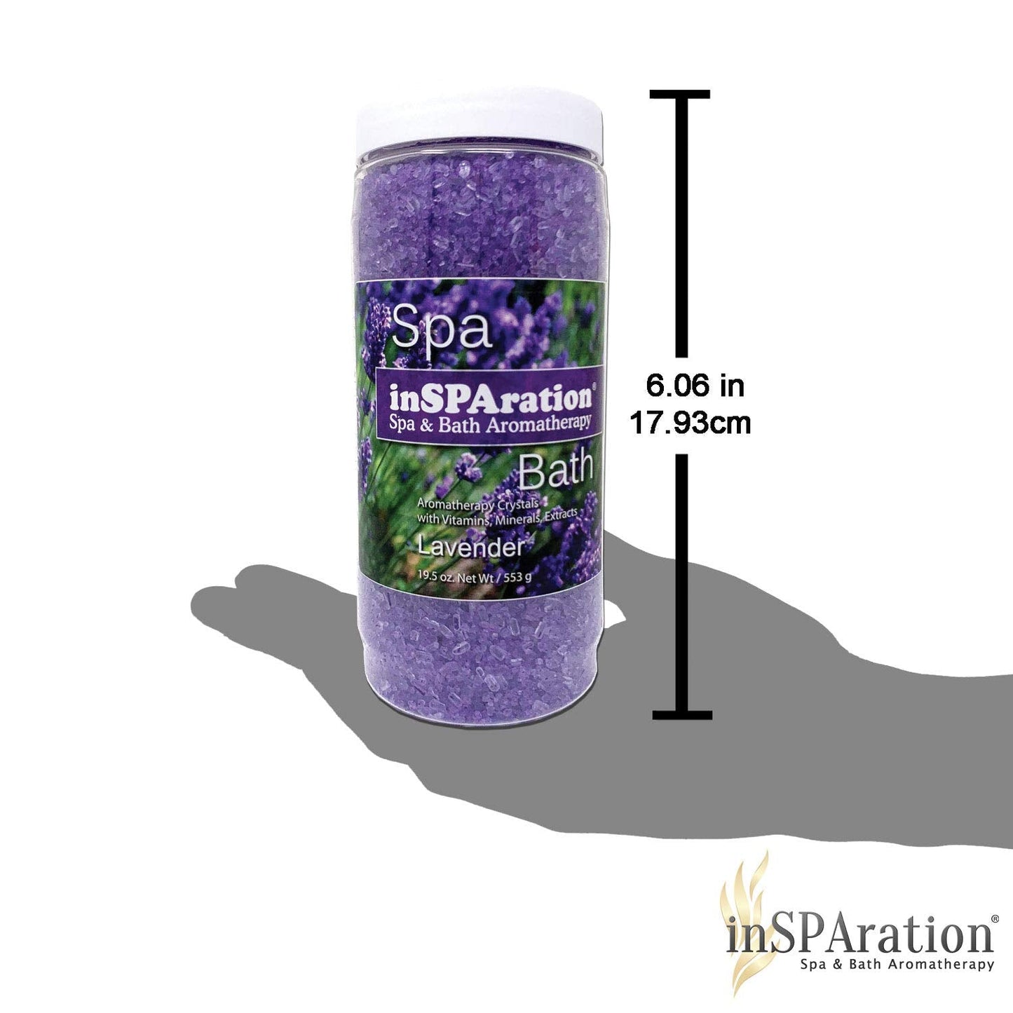 InSPAration 7463 Lavender Crystals for Spa and Hot Tubs, 19 oz Beauty and Personal Care InSPAration