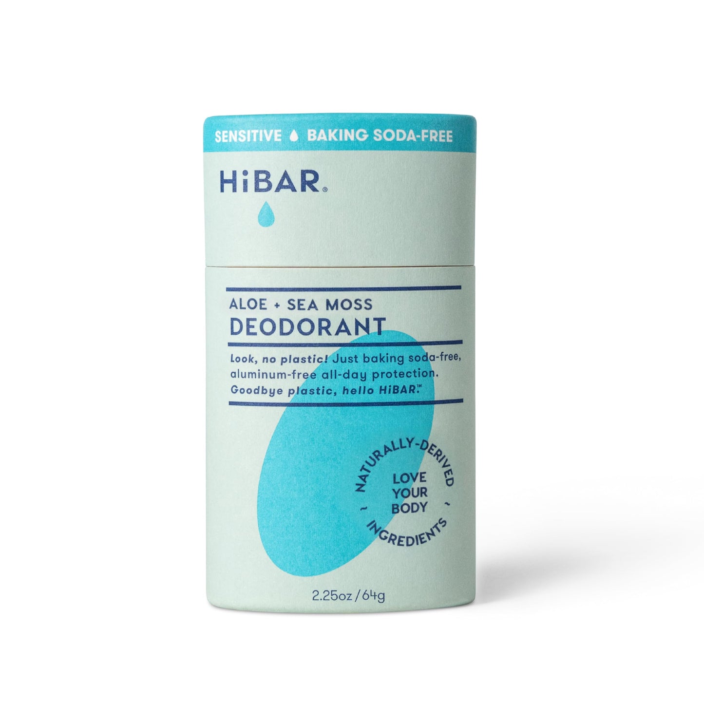 HiBAR Sensitive Deodorant with Sea Moss & Aloe - Gentle on Skin, Neutralizes Odor, Absorbs Moisture, Smooth Application, Long-Lasting Protection Beauty and Personal Care HIBAR