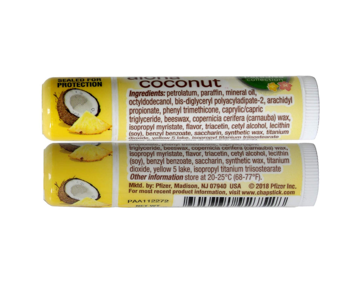 Chapstick Aloha Coconut Flavored Lip Balm 0.15 oz Beauty & Personal Care ChapStick