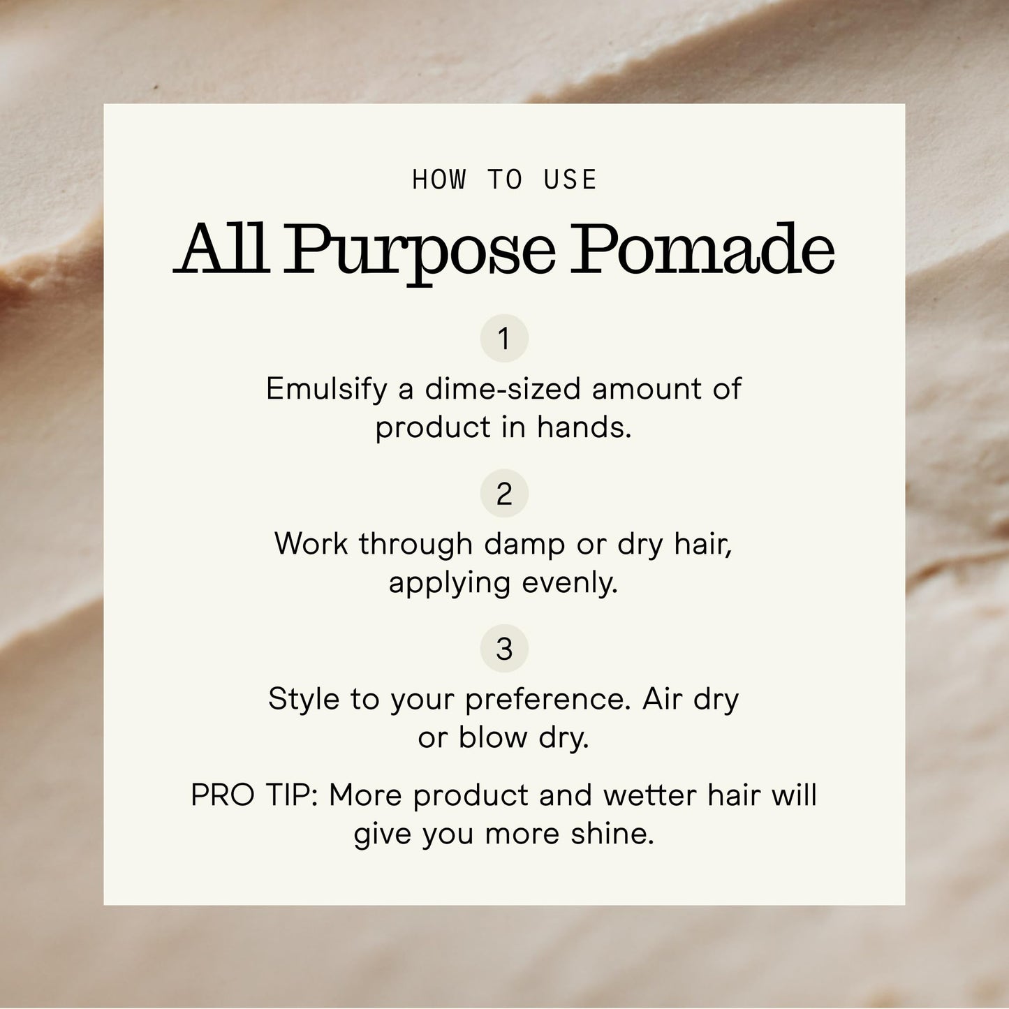 Firsthand Supply All-Purpose Hair Pomade for Men & Women - Flexible Firm Hold with Natural, Low Shine - Organic, Water Based Pomade - Nourishing Aloe Beauty & Personal Care Firsthand