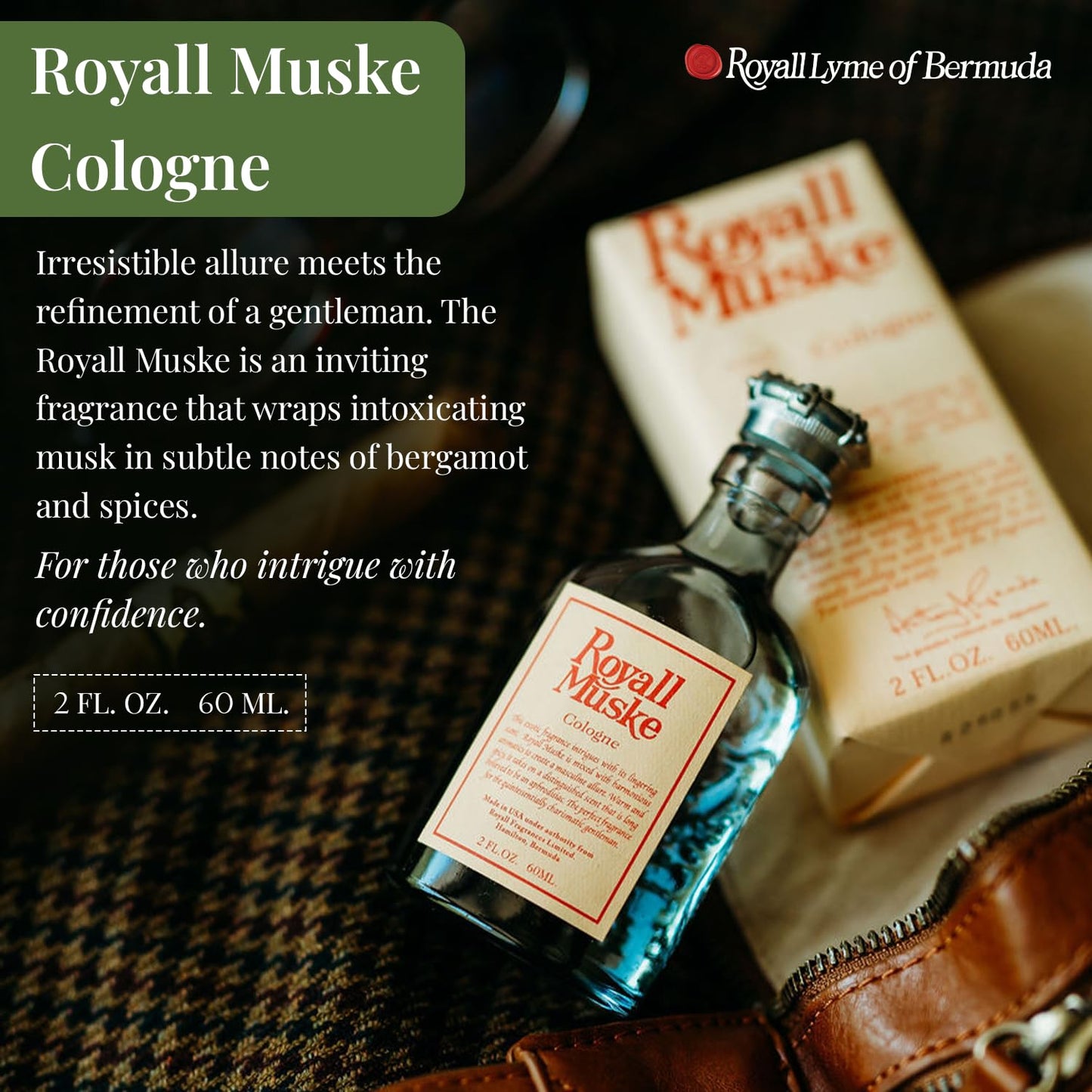 Royall Muske Cologne, Classic Aftershave Scent for Men with Bay Rum, Royal Lyme Fine Perfume, Fragrance Gift, Masculine Grooming Spray, Timeless Men’s Beauty & Personal Care ROYALL LYME