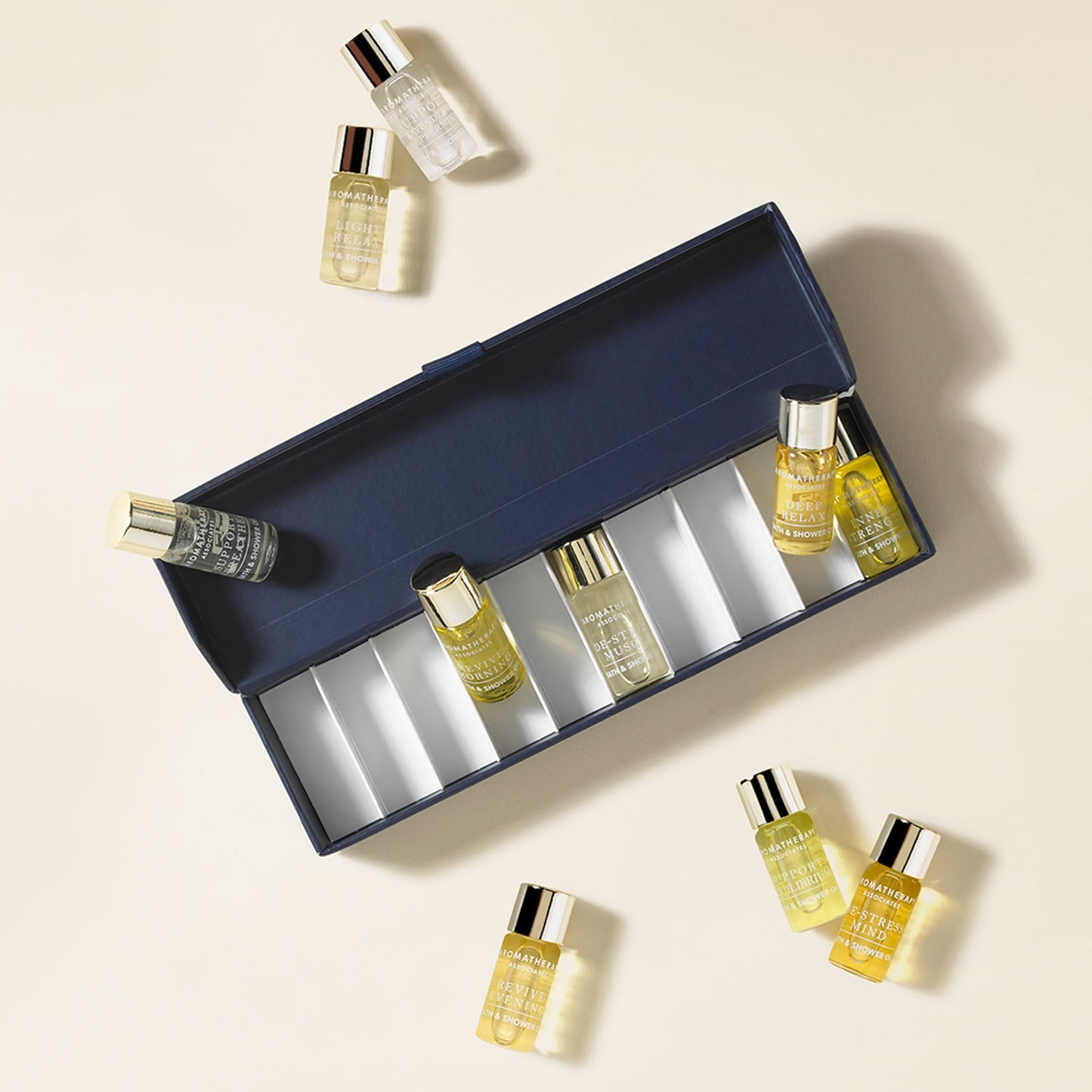 Aromatherapy Associates Essential Oil Blends - Luxury Shower and Body Oils for Dry Skin, Daily Aromatherapy Care for Men & Women, 10-Pack (0.10 fl oz Beauty and Personal Care Aromatherapy Associates