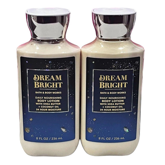 Bath and Body Works Body Lotion, Set of 2, 8oz Each (Dream Bright) Beauty & Personal Care Bath & Body Works