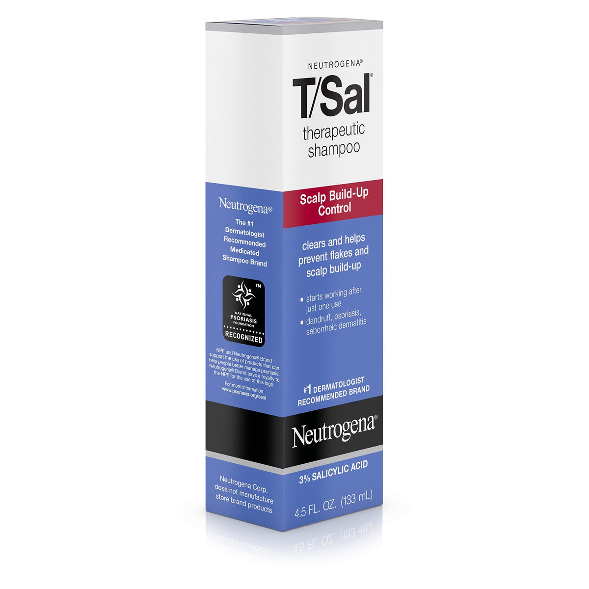 Neutrogena T/Sal Therapeutic Shampoo, Scalp Build-Up Control 4.5 oz, 130 fl oz Beauty & Personal Care Neutrogena