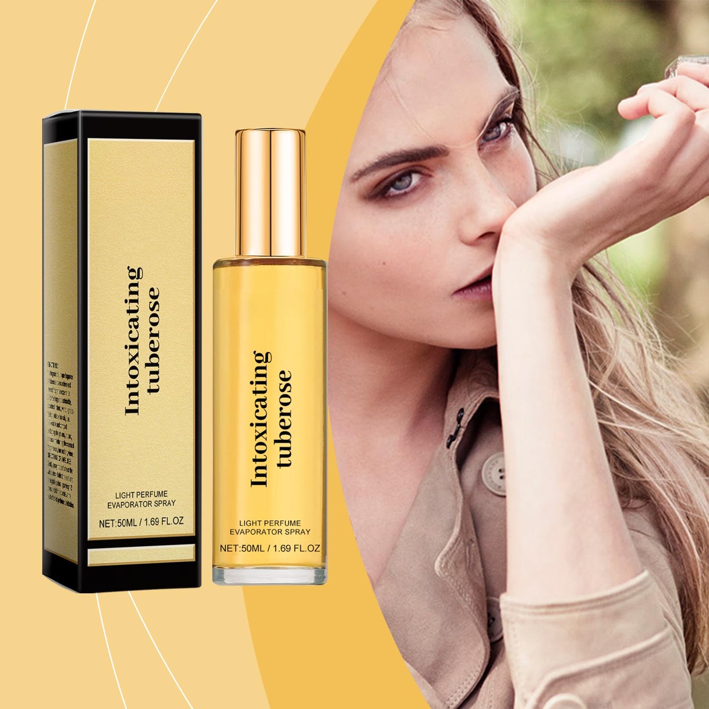 GAOSHUOC Women's Tuberose Perfume, Mild Tuberose Woody Scent, Natural Rose Freesia Sandalwood, Long Lasting Light Perfume for Daily Office Dates Beauty & Personal Care GAOSHUOC