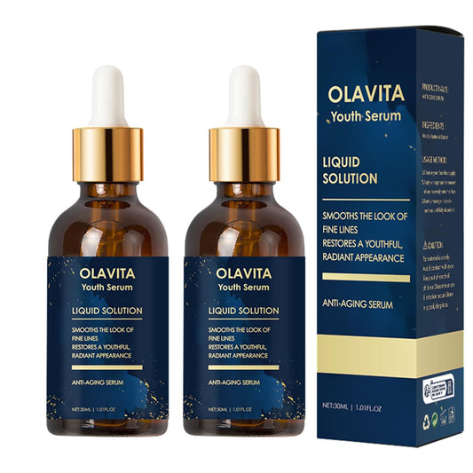 Olavita Liquid Solution Anti Aging Serum-Olavita Face Serum,Intensely firms skin,Smooths Fine Lines and Hydrates, For Women with Mature and Daily Beauty & Personal Care KUKSY